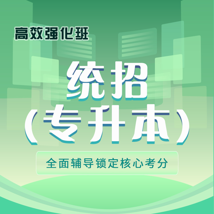 2025年统招（专升本）高效强化班